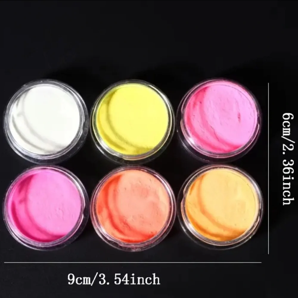 Glow-in-the-Dark Neon Nail‎ Art dip powder